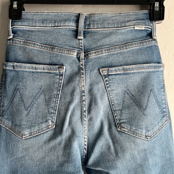 Mother HIGH WAISTED RIDER ANKLE FRAY - Picture 6 of 12